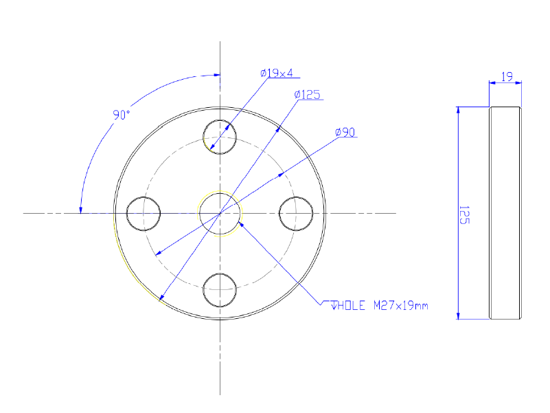 圓形(大)(為華城標準規格，相容DIN 42 562-3、DIN2558 1/2 及ANSI 1)